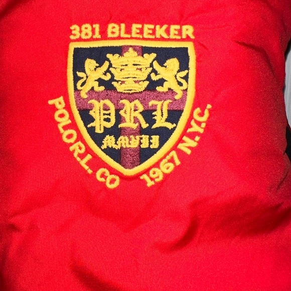 RALPH LAUREN POLO, REVERSIBLE RED/BLACK, BOY’S DOWN WINTER/SKI VEST    Size: 6/8 - Picture 5 of 13